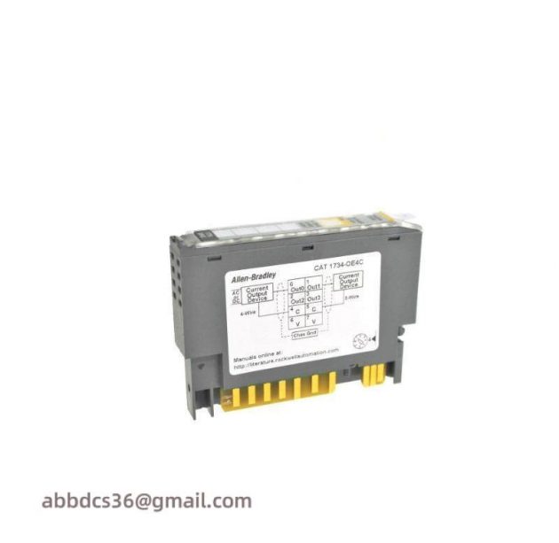 AB 1734-OE4C: 4-Channel Analog Current Output Module, Precision Control for Industrial Automation