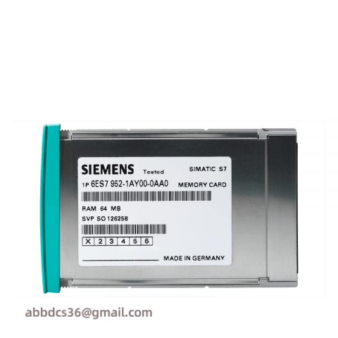 SIEMENS 6ES7952-1AK00-0AA0 RAM Memory Card for S7-400 PLC Systems