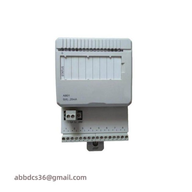 ABB 3BSE020512R1 AI801: 8-Channel Analog Input Unit for Precision Control