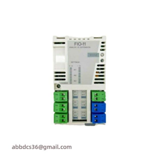 ABB FIO-11: Industrial Analogue I/O Extension Module, Precision & Efficiency for Control Systems