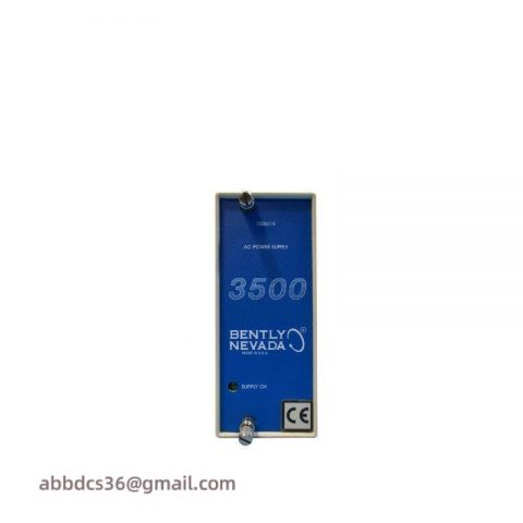 Bently Nevada 3500/15-05-00 Power Supply; Manufacturer:bently-nevada