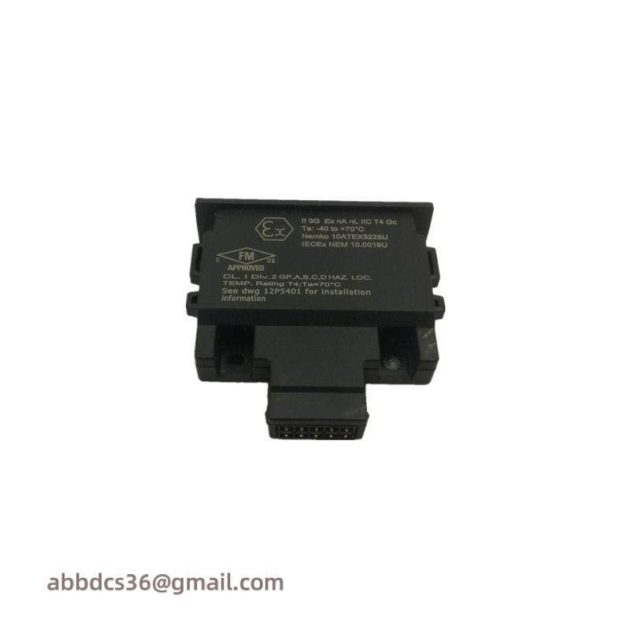 Emerson 12P4983X302 - Modular Control Plug, Advanced Functionality for Industrial Automation