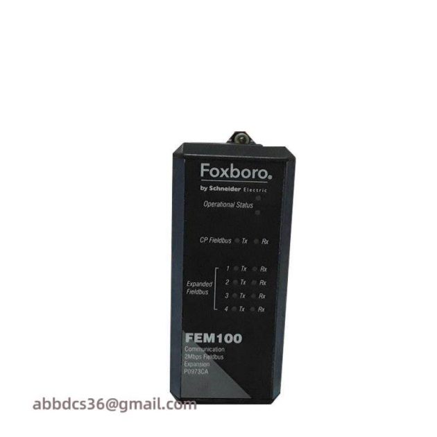 FOXBORO FEM100 Fieldbus Expansion Module - Industrial Control Module for Enhanced System Connectivity