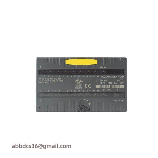 GE IC200MDD841: Modular Process Control System, High-Performance Input/Output Module