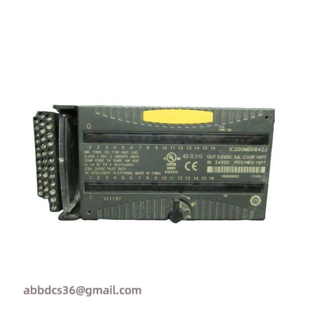 GE IC200MDD842J: High-Performance Mixed 24VDC Output ESCP Input Module