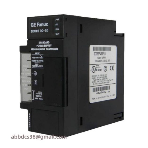 GE IC693PWR321: Precision Power Supply Module for Industrial Automation