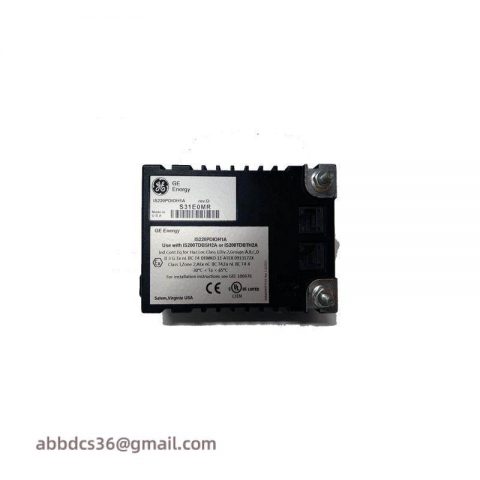 GE IS220PDIOH1A, REV D - Advanced PLC Module for Industrial Automation