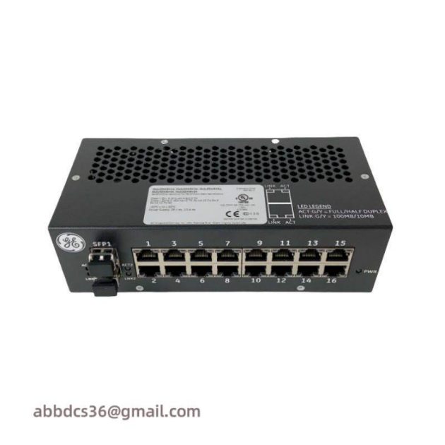 GE IS420ESWBH2A Ethernet / IONet Switch - Industrial Networking Solution for Reliable Operations