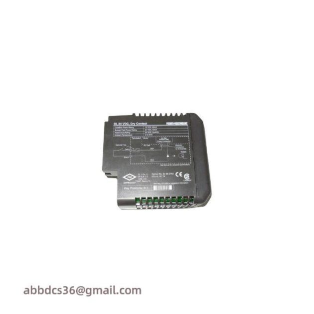 EMERSON KJ3001X1-BB1 | 8-Channel 24 VDC Dry Contact Card