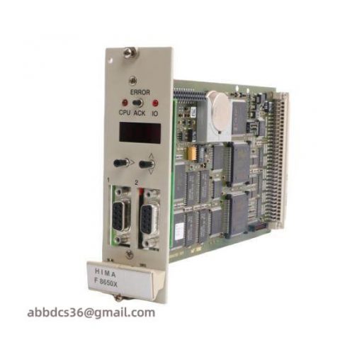 HIMA F8650X CPU Module - Control & Automation, for Industrial Systems