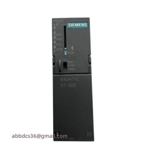 SIEMENS 6ES7 312-1AD10-0AA0 Control System Module, Advanced Automation Solutions