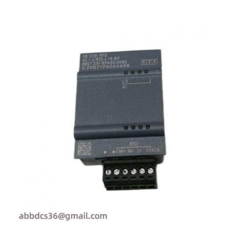 Siemens 6ES7231-5PA30-0XB0: Industrial Analog Input Module, Precision & Reliability for Control Systems